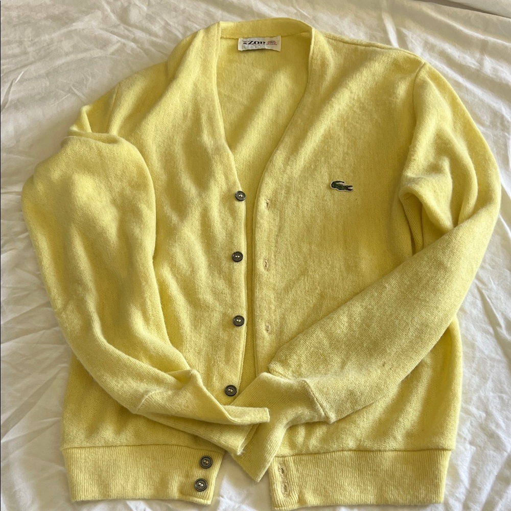 IZOD Women's Soft Yellow Cardigan